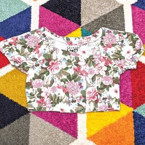 Vintage 90's Floral Crop Top